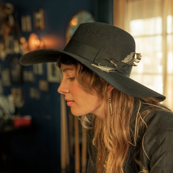 Stetson The Rapture Classic Black 100% Wool 4.5” Wide Brim Unisex Hat Medium - Picture 2 of 16